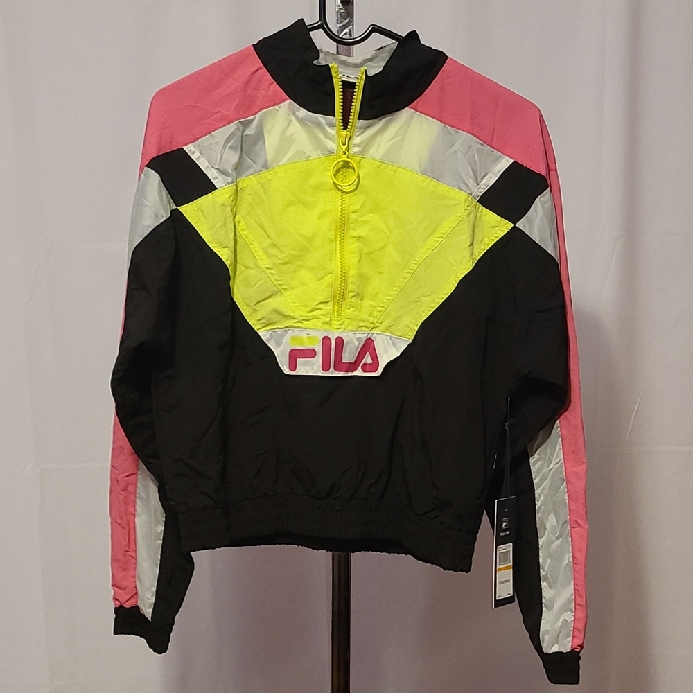 Fila Zip Wind Jacket Neon Colors